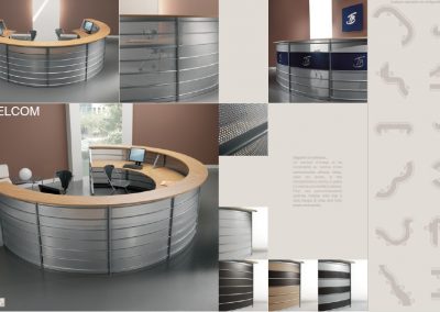 Mobilier de bureau, banque d'accueil à Coutance (Manche 50 en Normandie)