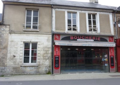 Façade avant travaux - Agencement commerces à Bayeux (Calvados 14) en Normandie