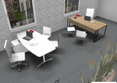 aménagement en mobilier de bureau - visuel 3D