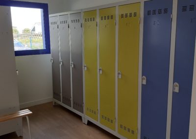 Réalisation vestiaires professionnels à Bayeux - Bô Agencement