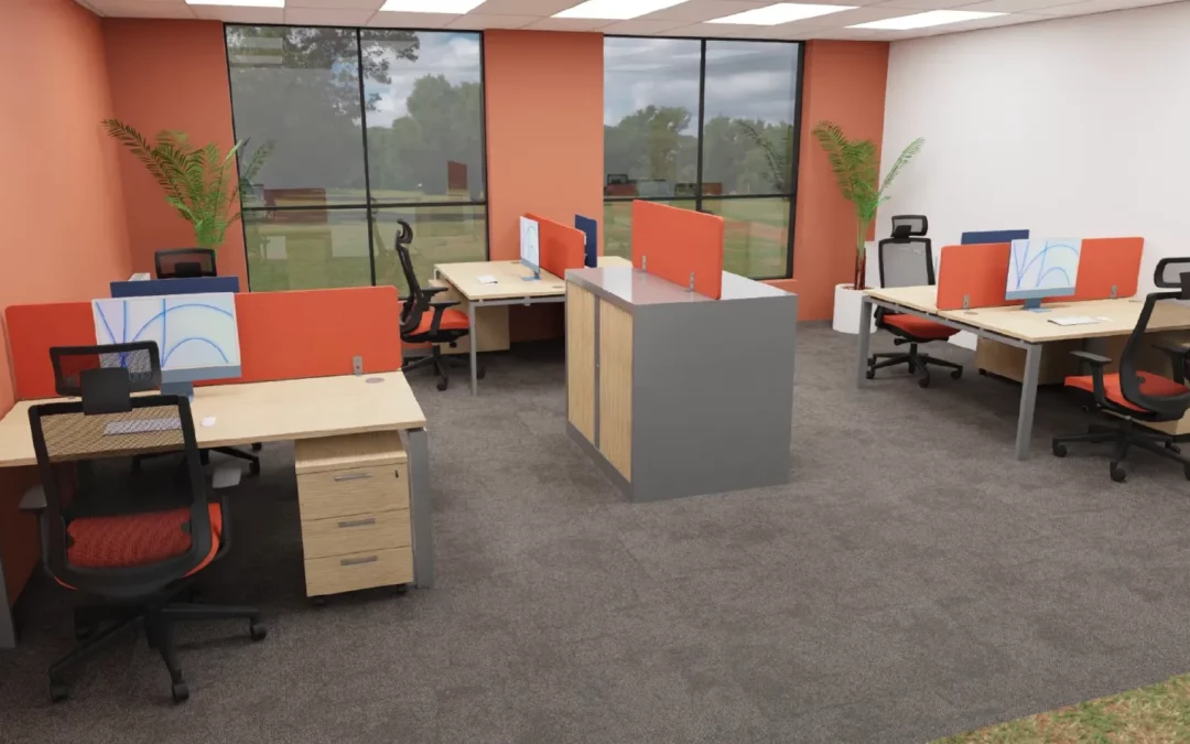 Transformation d&rsquo;une salle de réunion en bureau partagé à Caen